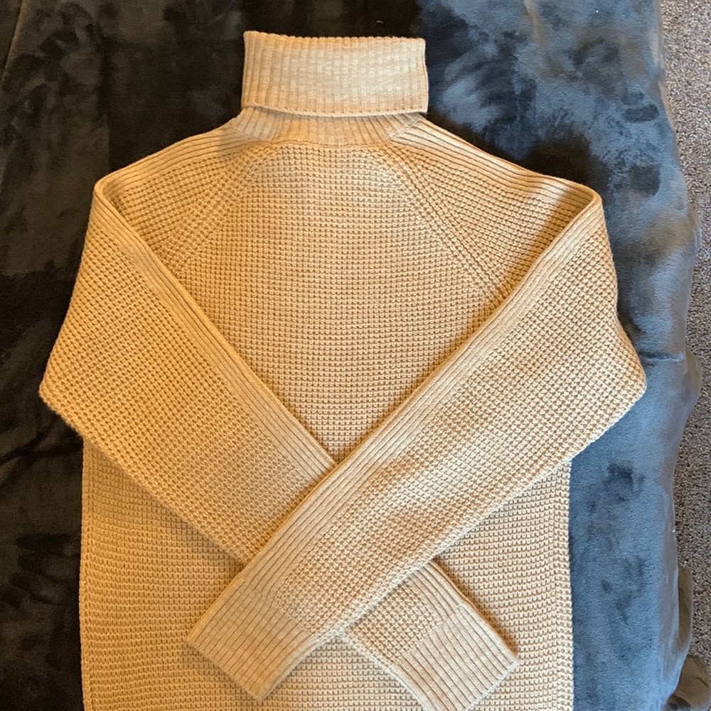 Paisley & Gray woven turtleneck